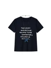 個性的で美しいデザイン！レディース 半袖Tシャツ【ロゴプリント・フィット感あり・春夏用】