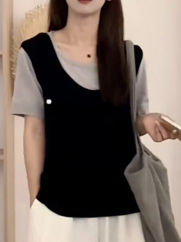 大きいサイズ レ  ディース 半袖Tシャツのサイズ選びのコツ：李柒七のチュニックスタイルを実際の使用で解説