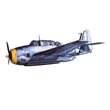 組み立て式飛行機 TBF1復讐者 魚雷爆撃機【スケールモデル・ホビー用】