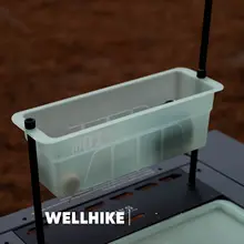 WELLHIKE 工業風ミニ収納ボックス【夜光・デスクトップ・アウトドアキャンプ用】