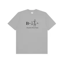 数学公式プリントTシャツ【男女兼用・短袖・コットン】