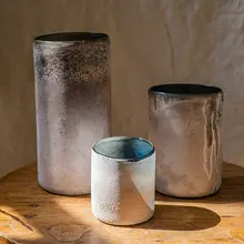 花瓶 ヴィンテージテーブル装飾 アートガラス