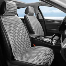 夏用 薄型メッシュ製自動車シートカバー【前席用・半包タイプ・通気性向上】（セットアップ対応）