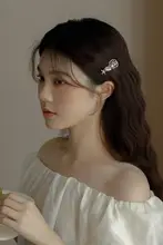 ミニ仿真パールサイドクリップ【かわいいヘアアクセサリー・フランススタイル】