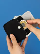 ミニ収納ポーチ【イヤホン・小銭・化粧品・鍵・リップ付き・便利なマルチポーチ】