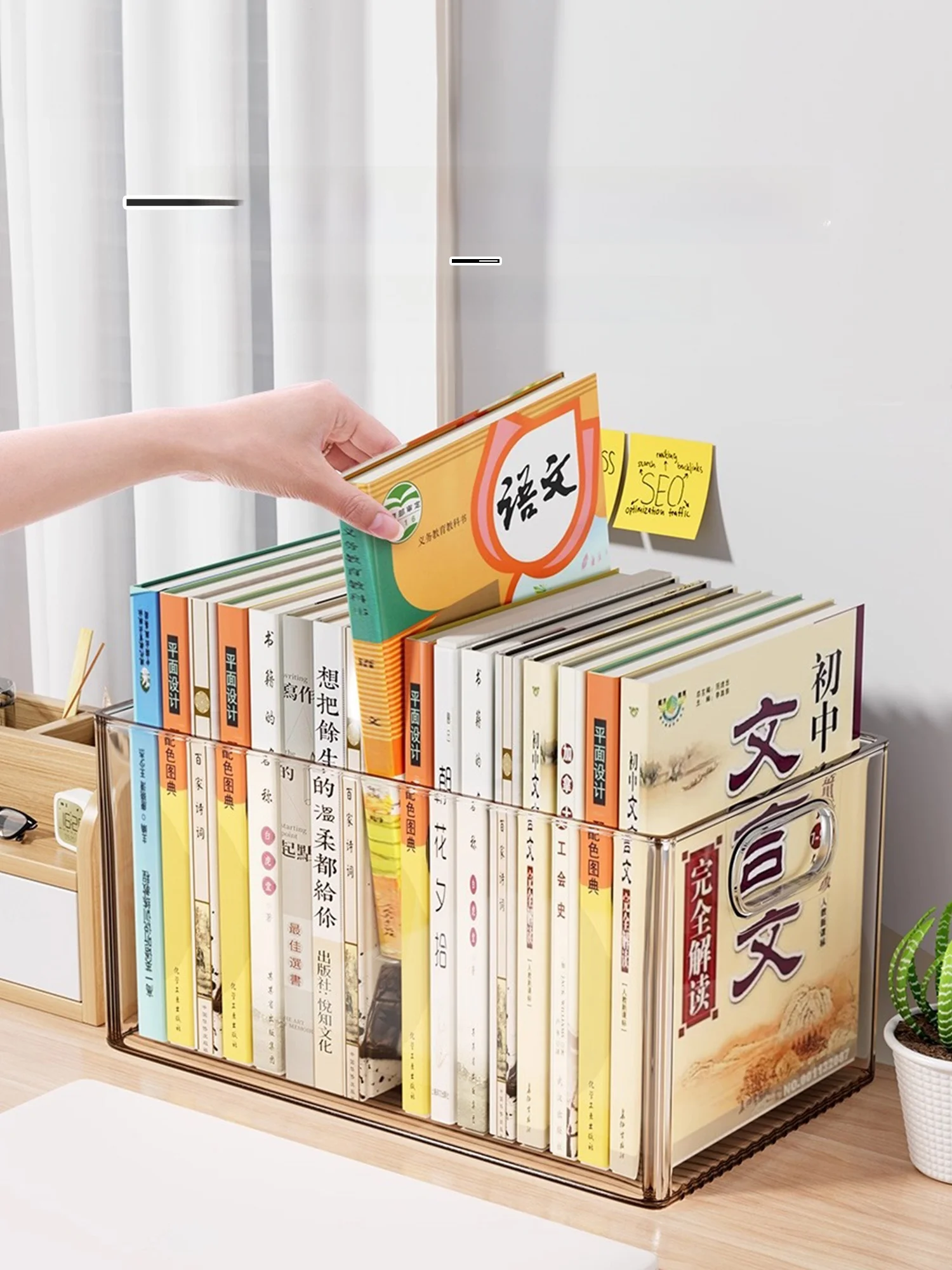 透明デスク収納ボックス：絵本整理用・学生向けのU型・スクエアモデルを徹底解説