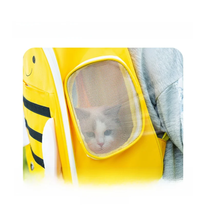 猫用リュックタイプネコバッグ：透明宇宙船デザインの持ち運び便利さとサイズ選びのガイド