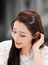 前髪用ミニクリップ【サイド用・一字型・ヘアアクセサリー】