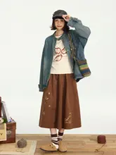 HOTHORSE ヴィンテージ風ウォッシュデニムジャケット【春秋用・女性用・カジュアルスタイル】