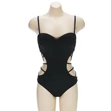 セクシーな三角ビキニ レディースビーチ用【ハイカット・レースアップ・バンド付き・パッド入り】