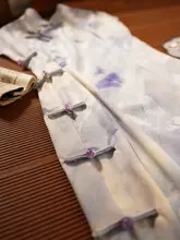 花柄パーティードレス【上品なシルエット・新中華風・日常使いに最適】