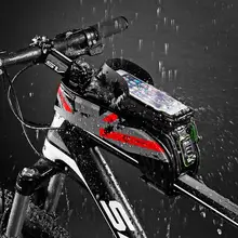 サイクルバッグ フロントバッグ トップチューブバッグ スマホ収納 撥水 マウンテンバイク用 「ROCKBROS」