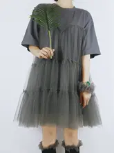 TEATREE 自製メッシュワンピース【コットン素材・ゆったりシルエット・夏用】