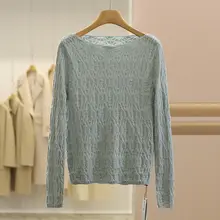 デザイン性に優れたニットセーター【ウール・ゆったりシルエット・冬用・褶皺】