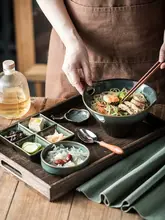 高級陶器製の一人用食器セット【ボウル・皿・家庭用】（セットアップ対応）