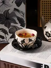 北欧デザインの陶器ティーポット【家庭用・おしゃれなティーセット・贈り物に最適】（セットアップ対応）