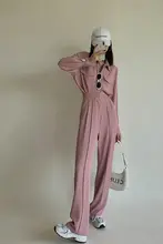 シンプルでしたデザイン！ドレープシャツとストレートパンツ【女性用・カジュアル・ワークスタイル・セットアップ対応】