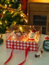 ケーキボックス クリア 蝶結び クリスマス 製菓 スイーツ プレゼント