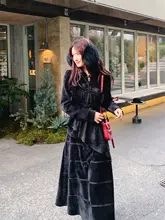 上品な新中式デザインの盤扣付きシャツとAラインスカート（セットアップ対応）