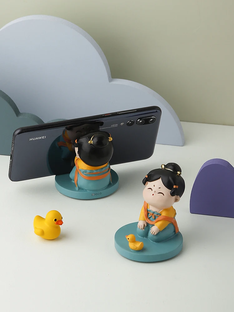 中国風デザインの唐仕女飾り物：伝統工芸品のおしゃれなリビングアクセント