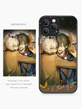 二次元イラストデザインのスマートフォンケース【ガラス製・iPhoneやHuawei/Xiaomi/Vivo/OPPO対応】