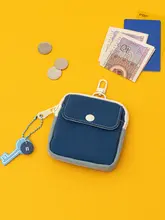 ミニ収納ポーチ【イヤホン・小銭・化粧品・鍵・リップ付き・便利なマルチポーチ】