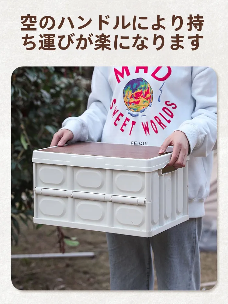 キャンプ道具を節約調達｜実際に使ってみた結果 - 折りたたみ収納ボックスの実用性と価格戦略