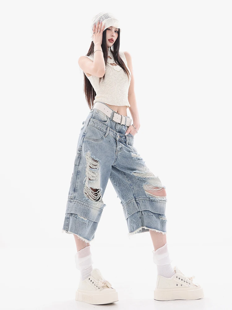 ズボンがダボダボになるのはなぜ？ABWEARのダブルウエストデニムショートパンツでどう解決する？