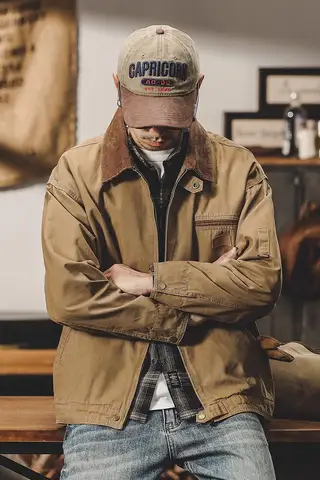 TAO | 復古デトロイトジャケット【メンズ・春秋用・アメリカン工装】