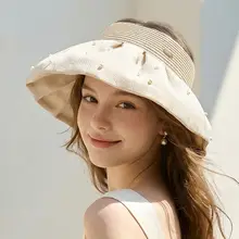 夏用アウトドア用 ハット【広いつば・シェルデザイン・日除け効果】