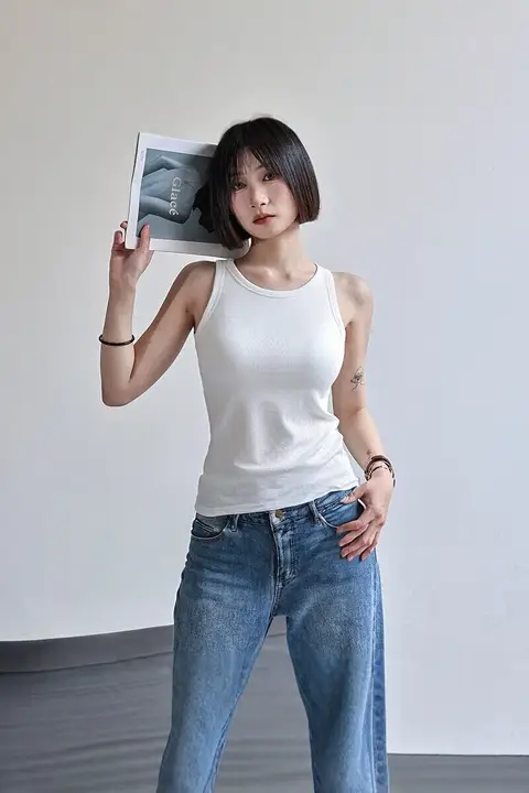極上の柔らかさ！サテンリボン付きキャミソール【透湿・ノースリーブ・コンフォート・女性用】