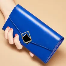 レディース ロング 本革 大容  量 財布