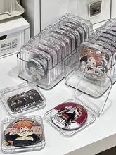 透明アクリル製防湿小物収納ボックス【持ち運びやすい方形デザイン】