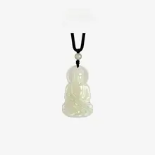 和田玉の仏 pendant【男女兼用・ネックレス・平安デザイン・プレゼントに最適】