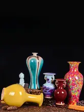青花瓷の花瓶【陶器製・インテリア装飾用・リビング・オフィス向け】