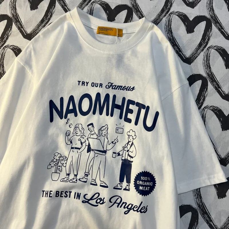 アメリカンレトロキャラクター柄の半袖Tシャツ：レトロかわいいスタイルの定義と実用性