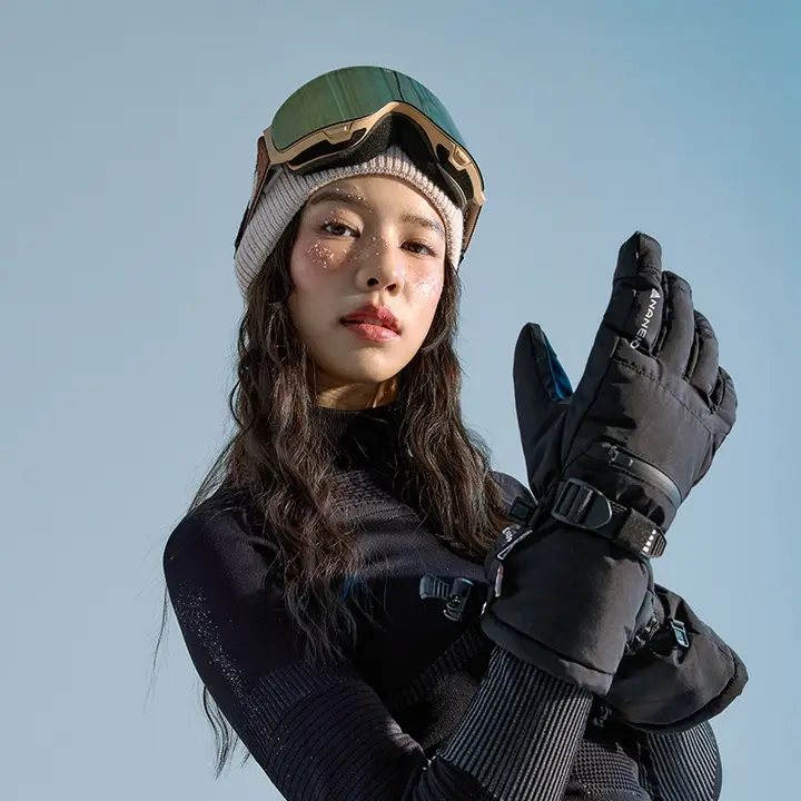 N&N 防水防寒仕様のスキーグローブ【五指・厚手・男性用】