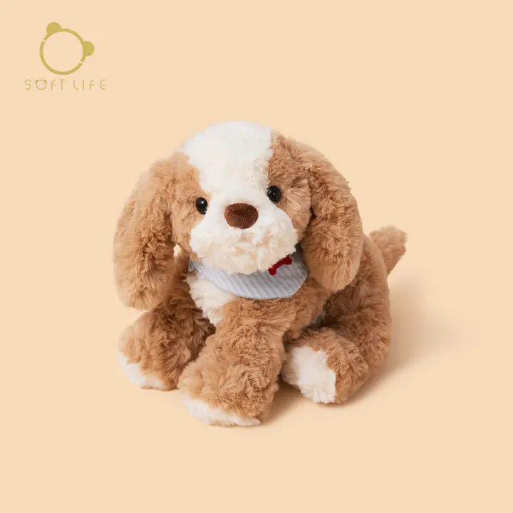 ぬいぐるみ 子犬 リアル もこもこ 癒やし 添い寝 抱き枕 キッズ 男の子 女の子 誕生日プレゼント 「SOFtlife」