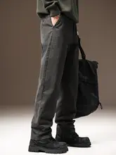男のためのカジュアルなテーパードパンツ【コットン製・通気性・秋用・フィット】