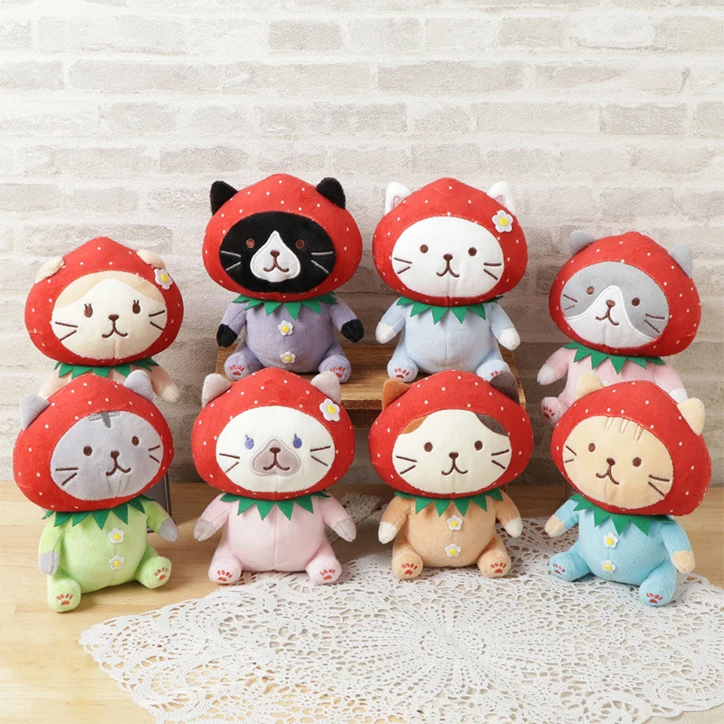 草莓猫デザインのぬいぐるみ：かわいい猫キャラクター雑貨としての実用性と選定基準