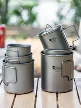 チタンカップ キャンプ用 純チタン 単層 便利 ティーカップ コーヒーカップ 折りたたみ
