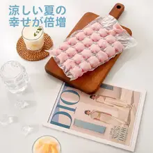 使い捨て密封アイスバッグ【冷凍氷製作用・パッションフルーツ専用・便利なアイスキューブトレイ】