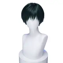 咒術廻戦 禪院真希 コスプレウィッグ【グリーン・束ね髪】