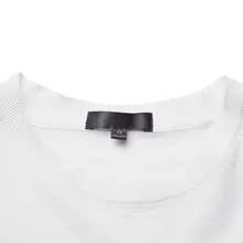 ホワイトカジュアルTシャツ【メンズ・シルクコットン・フィット・都市スタイル】