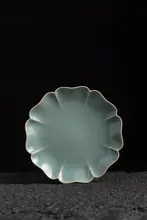 高級感ある青磁製の陶器皿【中華スタイル・おしゃれで使いやすい】