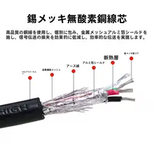 Type-C接続対応のオーディオインターフェース用USBケーブル【無損失録音・パソコン用】