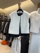 冬用 ゆったりシルエット キャミソール風ウールベスト【羊毛混・カジュアル・通勤向け】（セットアップ対応）