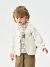 男の子用春秋コート【カジュアルデザイン・開襟・学院風】