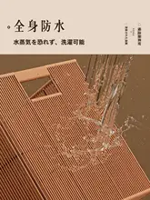 デザイン性に優れた ラタン風衣類収納バスケット【バスルーム用・便利な収納】