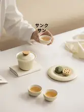 陶製 大型蓋碗 お茶用カップ【家庭用・防傷設計・功夫茶具】
